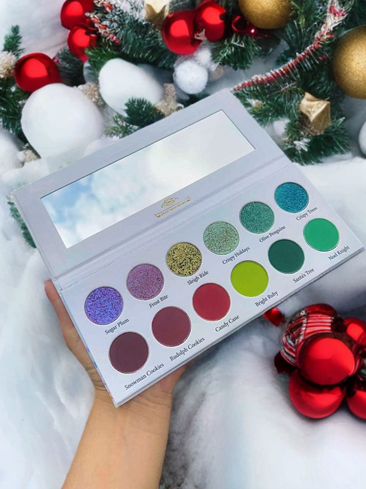 Jingle Bell Ruby Eyeshadow Palette (NON MAGNETIC)