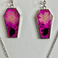 Gothic Coffin Bezel Resin Jewelry