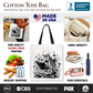 Gothic Reading Skeleton Tote Bag, Floral Halloween Gift Shopper for Spooky Bookworms
