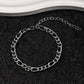 10pcs Stainless Steel Cuban Chain Bracelet for Men Women Figaro Vintage Metal Viking Kpop Pulseras Emo Cute Luxury Jewelry Gift