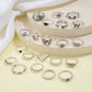 21 Pcs Gothic Rings Set for Women Fashion Simple Snake Butterfly Evil Eye Finger Ring Trendy Punk Jewelry Gifts 2024 New