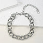 10pcs Stainless Steel Cuban Chain Bracelet for Men Women Figaro Vintage Metal Viking Kpop Pulseras Emo Cute Luxury Jewelry Gift