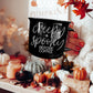 Creepy Spooky Black Ceramic Mug 14.5oz Halloween Coffee Cup For Gothic Morning Vibes