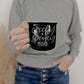 Creepy Spooky Black Ceramic Mug 14.5oz Halloween Coffee Cup For Gothic Morning Vibes