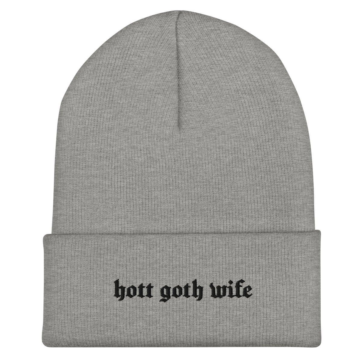 Hot Goth Wife Knit Beanie