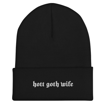 Hot Goth Wife Knit Beanie