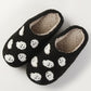 Halloween Ghost Slippers Couple Men and Women Thick-soled Soft-soled Shoes Thick Non-slip Cute Cotton Slippers