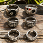 Dark Gothic Animal Skull Ring 7-Piece Set